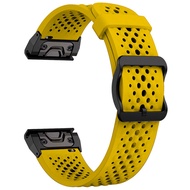 Dây đeo thể thao silicon chính hãng vừa vặn nhanh 26mm cho Garmin Fenix ​​8 51mm Dây cao su thể thao