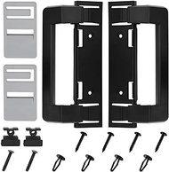 EGNic 2 Pack RV Refrigerator Door Handle Black Hardware Replacement Compatible with 316882.900 S,Std Dr Handle Combo-6/8 Amii DM2672, DM2682, DM2872, DM2882 Refrigerators with Airing Cards
