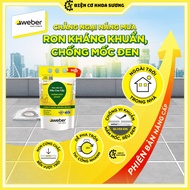 High quality Weber grout against mold, black moss & bacteria WEBER COLOR POWER - Genuine product