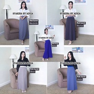 Rok A Syakira warna abu tua-abu bintik-silver-Benhur-Biru Jeans-Brand