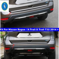 Accessories Rear Trunk Tailgate Trim Door Molding Boot Garnish Strip Lid Cover For Nissan X-Trail X 