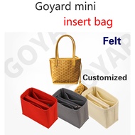 JFT Bag Organizer For Goyard Mini Felt Customize Insert Bag Multi Compartments