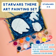 Star Wars Theme Set 2-A Art Plaster Paint Kit 6/12 Poster Paint Pouch Mini Box with magnet