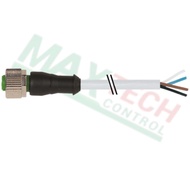 Murrelektronik : Model : 700-12221-2140300 (connector M12 female 0 A-cod. with cable PVC 4x0.34 gy U