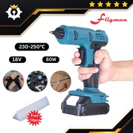 Fligman 21V Alat Lem Tembak Listrik-Glue Gun 20W Lem BakarLem Lilin