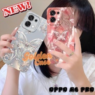 [GCS238] Oppo A6 Pro 4G/5G - Oppo A5 Pro 4G/5G Latest Butterfly motif Glitter Aesthetic Cassing