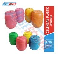 Aksesoren Celengan Plastik Motif / Tempat Uang Karakter / Tabungan Koin Besar Dan Kecil Murah Lucu