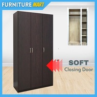 Furniture Mart 2 and 3 Door wardrobe kabinet baju almari pakaian