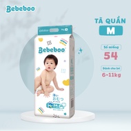 Tả Bỉm BEBEBOO NHẬT BẢN Đủ Các Size Dành Cho Bé Thấm Hút Nhanh Đai Chun Đệm Mây Không Lo Lằn Bụng.
