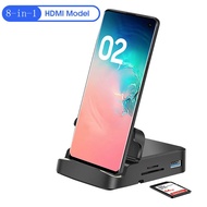 8 in 1 USB HUB Dex Station Type C to USB 3.0 2.0 HDMI TF SD Card Reader Type C Charger USB C Splitter for Mobile Phones Accessories