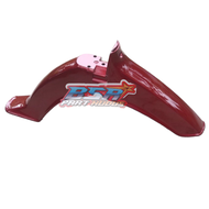 slebor depan RC bravo warna merah marun spakbor depan Suzuki RC 100 RC bravo