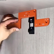 BOOMLIFE1238C Cabinet Handle Template, Aluminum Alloy 3 Sizes Slotting Jig, Professional 6MM Thick U