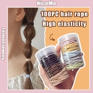 Korean Version Of Thin Head Rope High Elastic Small Rubber Band Simple Head Rope Durable And Not Hur