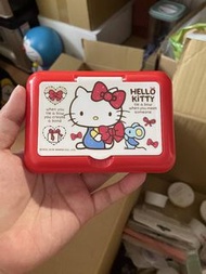 Hello kitty 面紙盒（有鏡子）二手