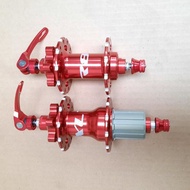 MERAH XLR 8 2 Color 2 H28 Red Freehub Hub