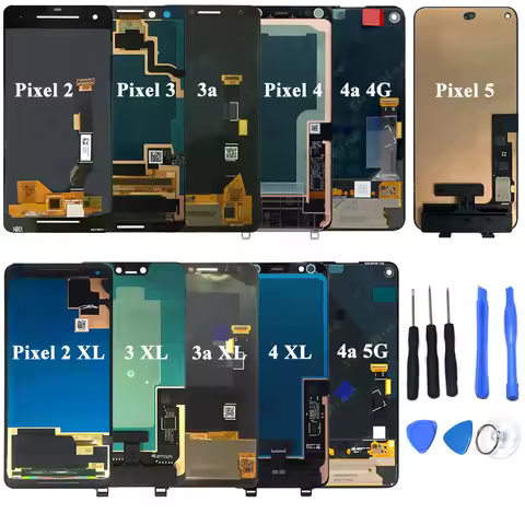 AMOLED For Google Pixel 3 3a 4 4a 5 XL LCD Display Touch Screen Digitizer Assembly For Google Pixel 