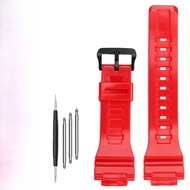 สายนาฬิกายางซิลิโคน เอฟเฟอร์ สายนาฬิกาแบบมีสายรัดยางซิลิโคนสำหรับ Casio WS-1400H/1300/1500 W-737H AE