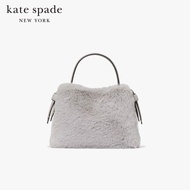 KATE SPADE NEW YORK KNOTT FAUX FUR MINI CROSSBODY TOTE KD802 กระเป๋าสะพายข้าง