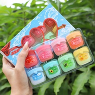 4/6/8pcs Fruit Series Lip Balm Set Set Moisturizing Refreshing Non-sticky Anti-Cracked Lip Mask Vase