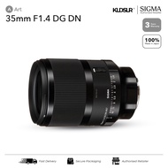 Sigma 35mm F1.4 DG DN Art Lens (Sony E) | Sigma MY Warranty