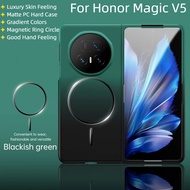 For Honor Magic V3 V 5 V5 MagicV5 Case Luxury Gradient Colors Matte PC Hard Flip Phone Cover Casing 