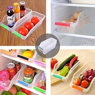 Kitchen Fridge Space Saver Organizer Slide Under Shelf Rack Home Holder Storage Box