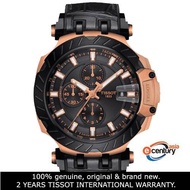 Tissot T115.427.37.051.01 Men's T-Sport T-Race Automatic Chronograph Black Rubber Strap Watch