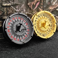 Logam Berputar D20 Fidget Spinner Wheel Dadu COC Dungeons and Dragons RPG Main Peranan