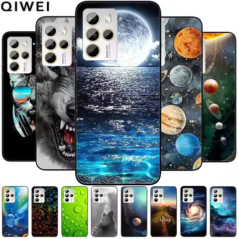 For HTC U23 Pro Case Soft Silicone Cool Wolf TPU Phone Cases for HTC U 23 U23 Pro Cover Capa 6.7'' U