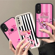 HK-79 Pink Panther Luxury shockproof Casing for Samsung Galaxy A10 A03 M02 J2 J4 J7 Prime Pro Plus