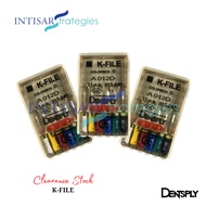 Dentsply K-File Colorinox 21mm, 28mm, 31mm Length Clearance Stock