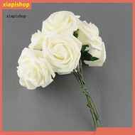 XPS 10 Pcs Artificial Fake PE Rose Flower DIY Bridal Wedding Home Party Decoration