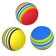 💛Taiwan Shipment💛 Golf Sponge Ball Indoor Swing Practice Ball Golf EVA Ball Golf Ball Golf Rainbow B