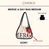 MERGE A DAY BAG MEDIUM Black / Ivory / Rusty Coin / Ancient