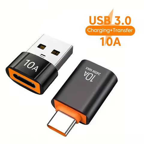10A USB 3.0 To Type C Mini Fast Transfer USB Type C Female To USB PD Adapter Suitable for Mobile Com