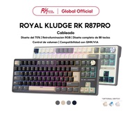 NEW Royal Kludge RK R87Pro  87 Key Wired Professional Game Hotswap Mechanical Keyboard