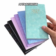 MAINAUSHUI6K A6 Planner Notebook, 2027 Portable 2027 Planner,  Multicolor Lined Pages Weekly Planner