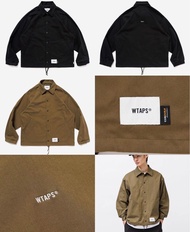 WTAPS 25SS CHIEF JACKET & SCOUT LS SHIRT BLACK SIZE M 02