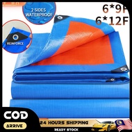 【Ready stock 】trapal waterproof makapal size 6ftx6ft/6ftx9ft/6ftx12/9ftx9/9ftx12/9ftx16ft tolda trap