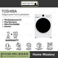 Toshiba TW-E85BUT21UWM(WW) 8.5kg /TW-E70BUT21UWM(WW) 7kg /TW-BL115A2M(SS) 10.5kg Inverter Front Load