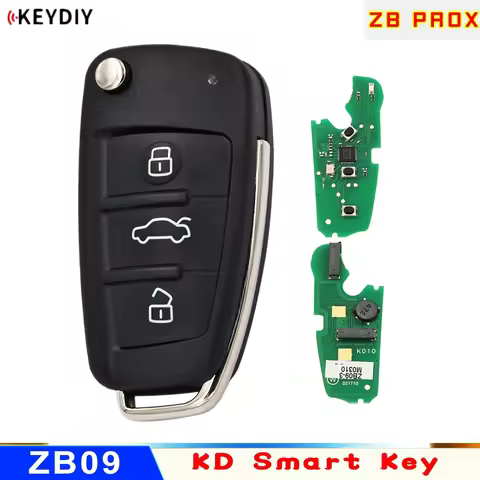 KEYDIY KD ZB Series Smart Key Car Remote ZB09 for KD-X2 KD-MAX for Audi A6L Q3 Style
