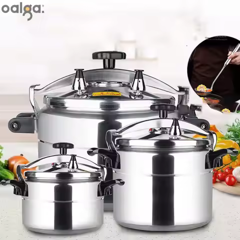 3-50L Universal Stainless Steel Pressure Cooker, Household Gas Induction Pot, Autoclave Autoclave Ol
