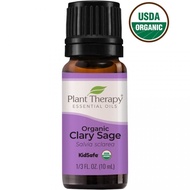 Plant Therapy Organic Clary Sage Essential Oil 10ml