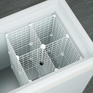Freezer Freezer Food Storage Basket Storage Rack Freezer Basket Storage Ice Cream Beverage Iron Univ