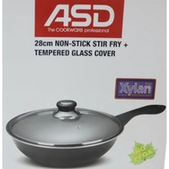 💥OFFER ASD Non-Stick Stir Fry Wok With Lid 28cm