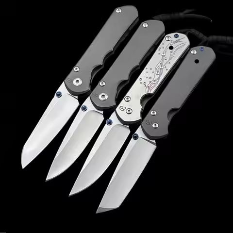 Chris Reeve 21TH/25TH Anniversary Titanium Handle Folding Knife