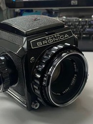 Bronica S2 A 中幅 120 film 連鏡頭 Nikkor P 75mm F2.8 腰平 菲林相機 waist level