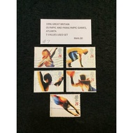 1996 Great Britain Olympic & Paralympic Games, Atlanta 5 Values Used Set