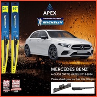 MICHELIN RAINFORCE HYBRID WIPER FOR - MERCEDES benz A-CLASS HATCH (W177) 2018 - 2024