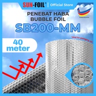 SUNFOIL SB200-MM [40m] Bubble Foil Series Bubble Aluminium Foil Penebat Haba